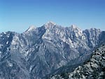 Picacho del Diablo, sierra de San Pedro Martir, photo by Jon Rebman